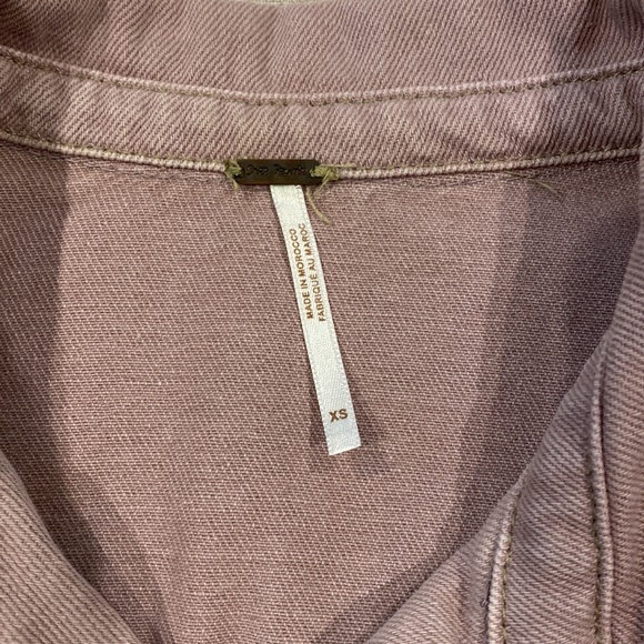 Free People Dusty Rose Denim Jacket - Picture 7 of 10